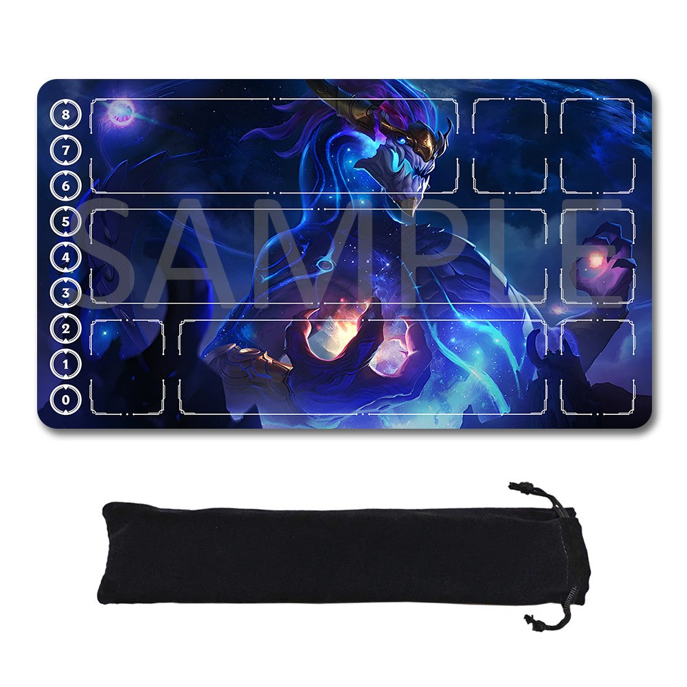 Aurelion Sol - League Of Legends Riftbound Playmat 24x14 in + Free Storage Bag