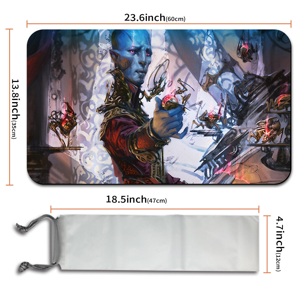 DOVNI BAAN - Board Game MTG Playmat Mousepad Playmat of TCG CCG Stitched Edge