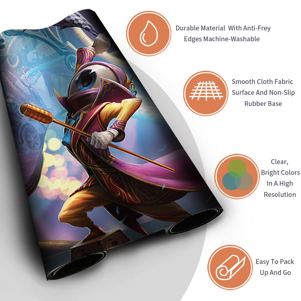 VNWXT, VERBOSE HOST - Magic The Gathering MTG Playmat TCG CCG MTG Playmat Stitched Edge