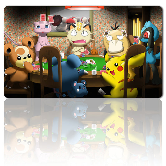 603479 - Board Game Pokemon Playmat Stitched Edge Games Mousepad Play Mat of TCG