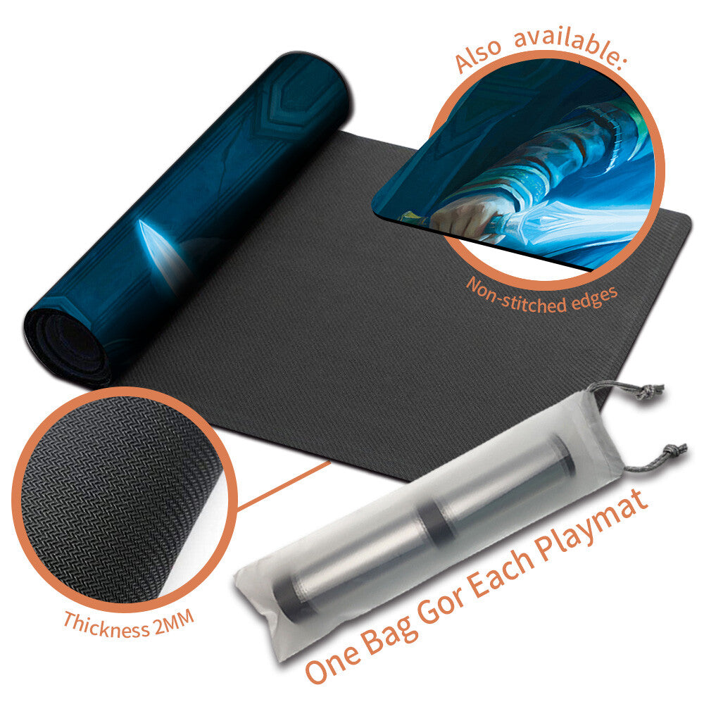 FRODO, DETERMINED HERO - Magic The Gathering MTG Playmat TCG CCG MTG Playmat Stitched Edge