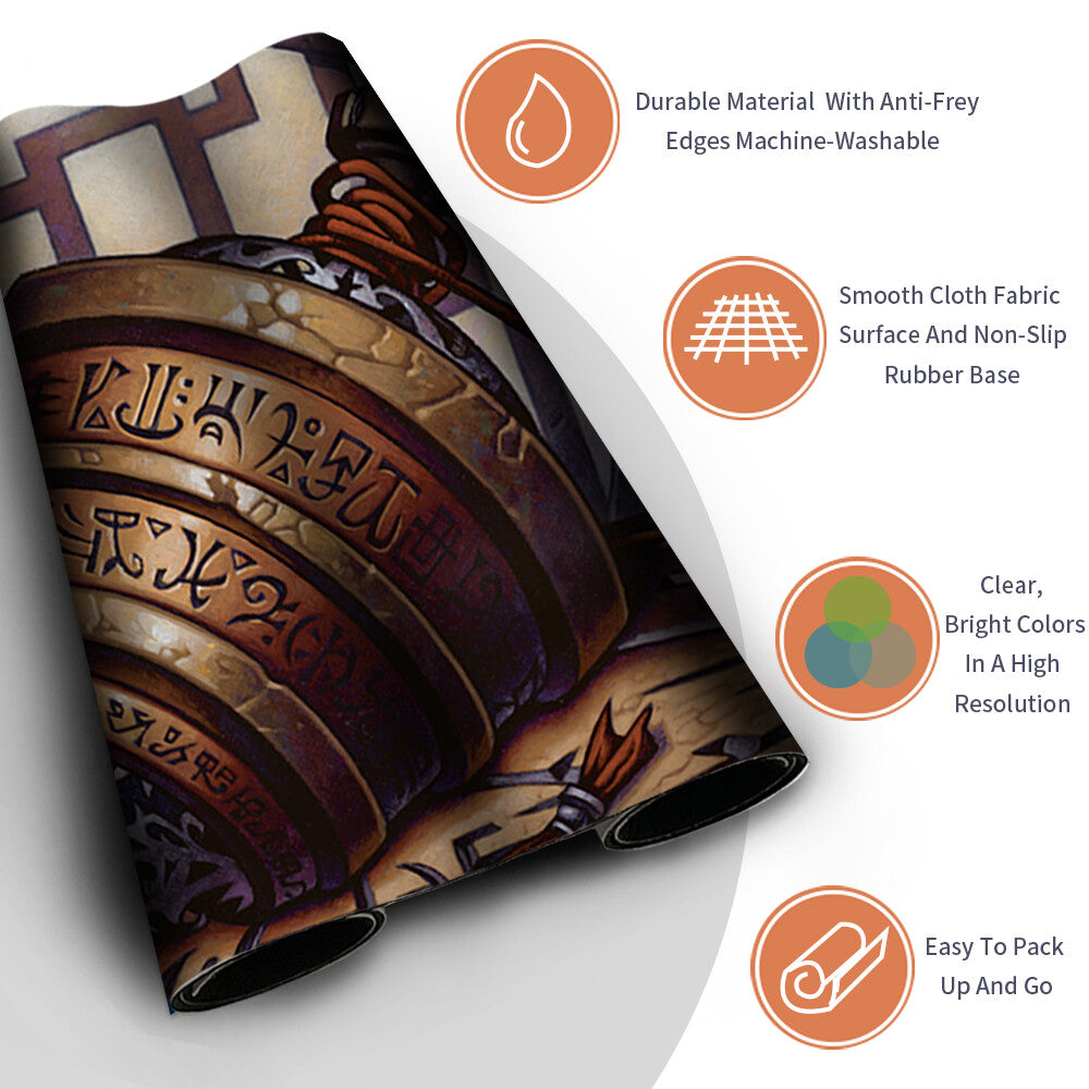 SENSEI'S DIVINING TOP- Board Game MTG Playmat Mousepad Playmat of MTG TCG CCG Stitched Edge