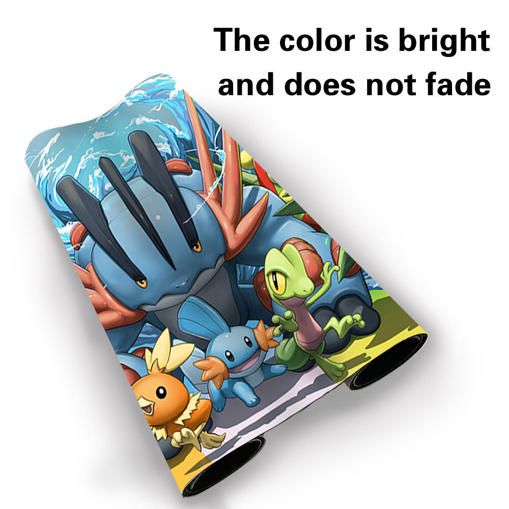 993527 - Board Game Mega Pokemon Playmat Stitched Edge Games Mousepad Play Mat of TCG