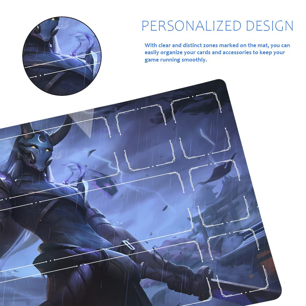 Yone - League Of Legends Riftbound Playmat 24x14 in + Free Storage Bag