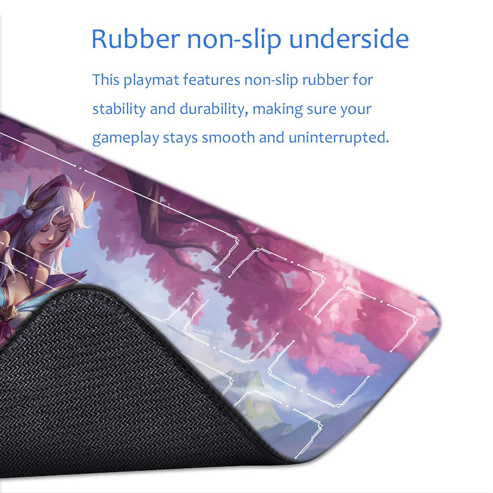 Irelia - League Of Legends Riftbound Playmat 24x14 in + Free Storage Bag