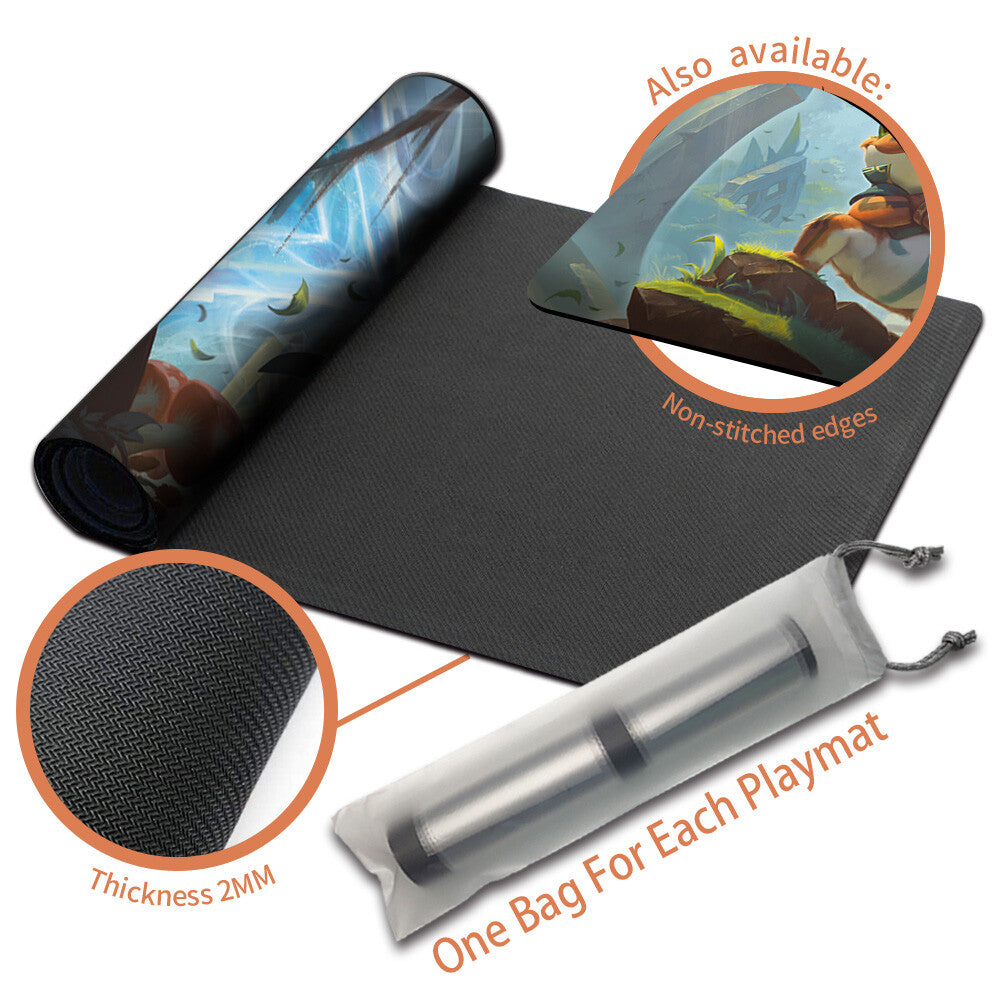 LOOT, EXUBERANT EXPLORER - Magic The Gathering MTG Playmat TCG CCG MTG Playmat Stitched Edge