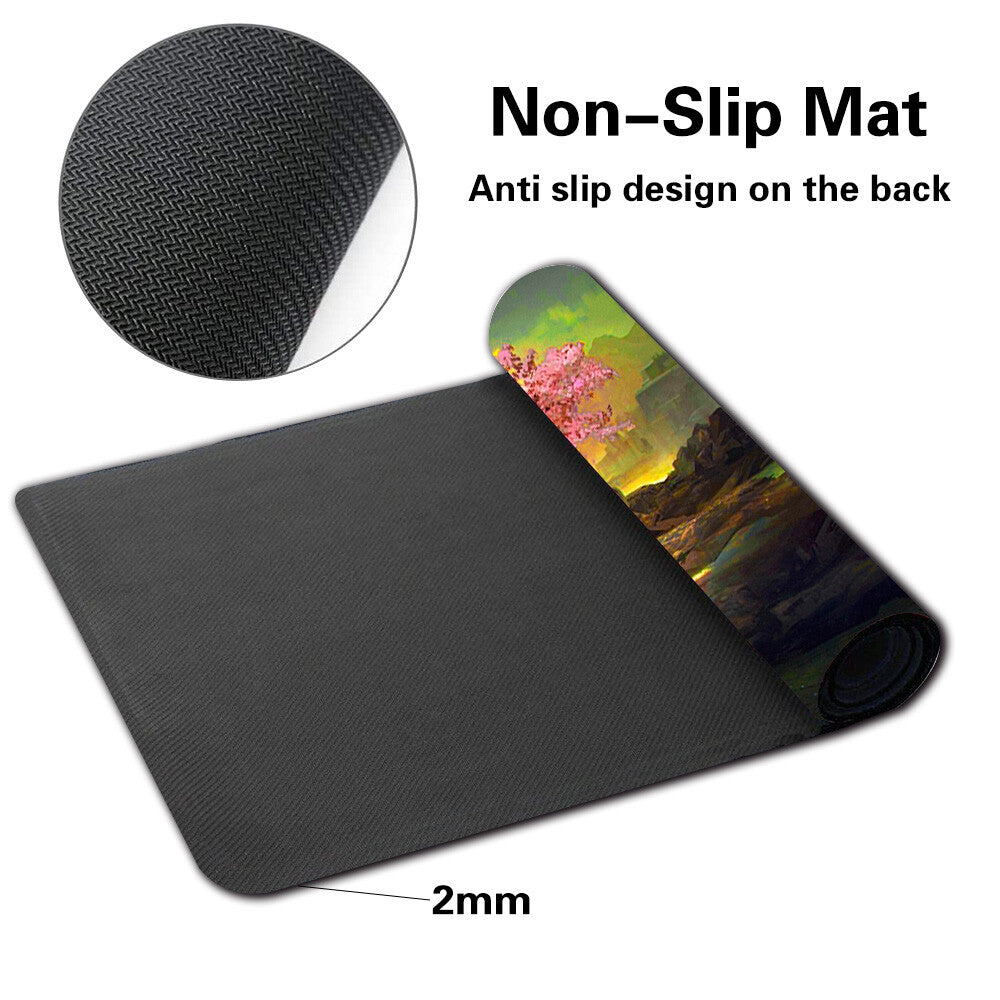 Pink-Tree - Board Game MTG Playmat Games Mousepad Play Mat of TCG Stitched Edge