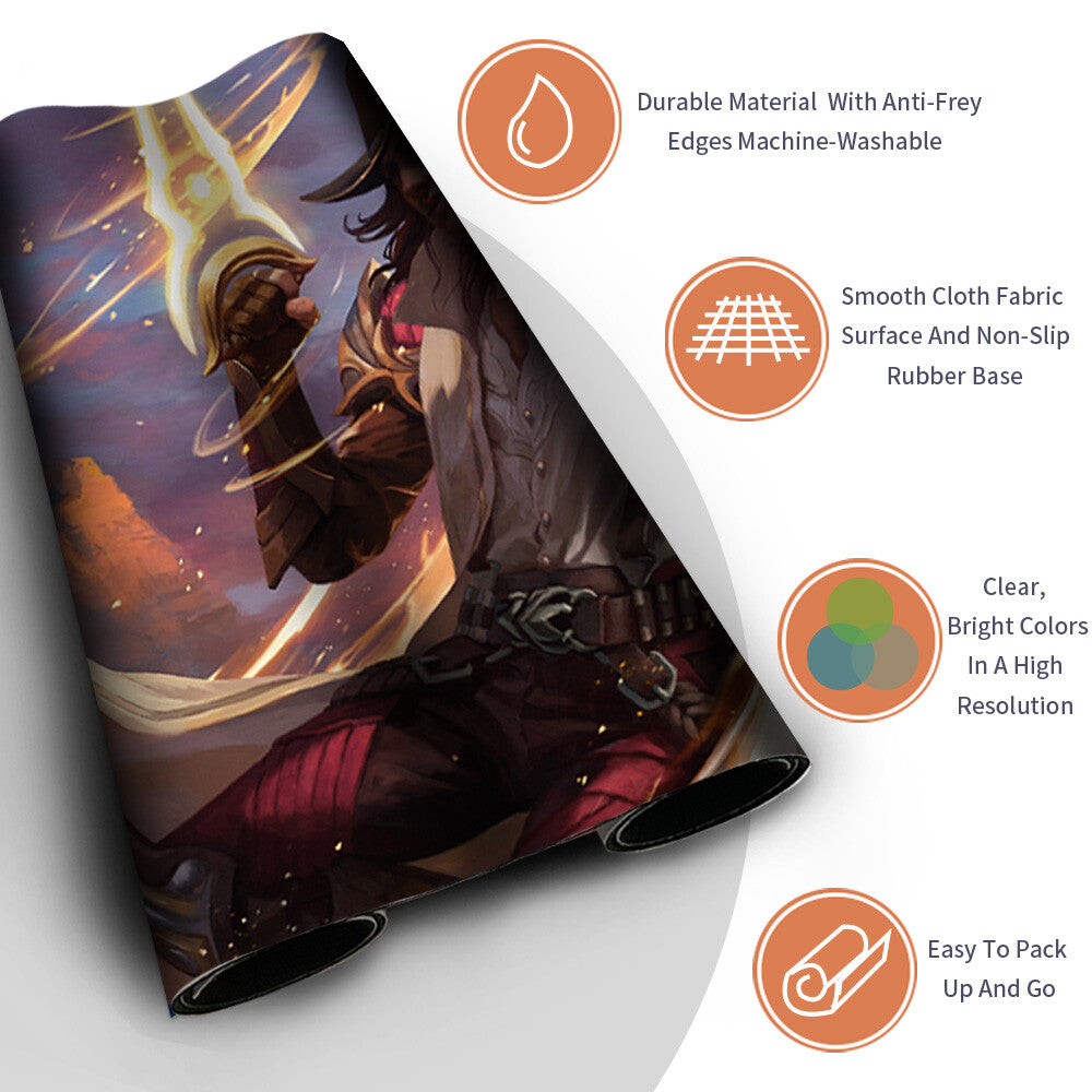 KELLAN, THE KID - Magic The Gathering MTG Playmat TCG CCG MTG Playmat Stitched Edge