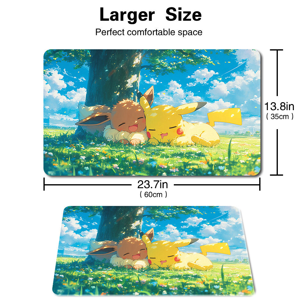 891411 - Board Game Pokemon Pikachu Playmat Stitched Edge Games Mousepad Play Mat of TCG