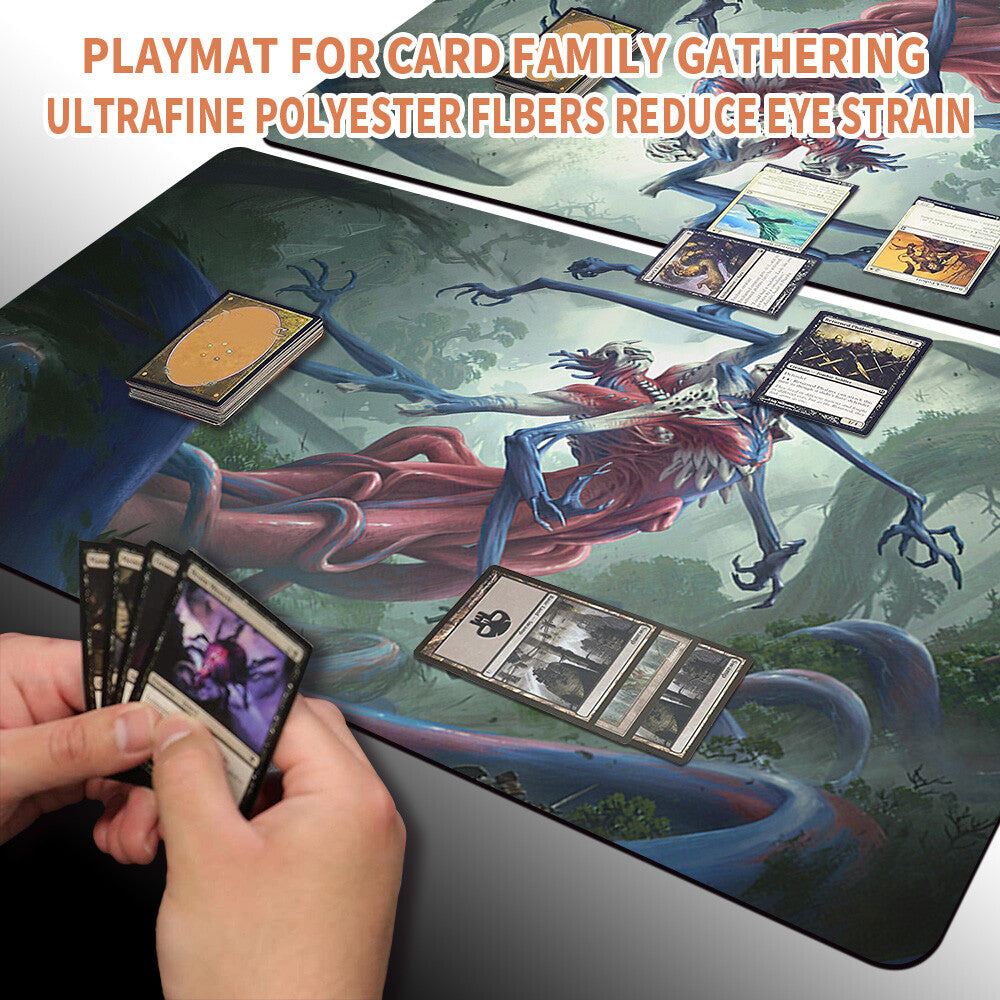 Twins of Discord - Magic The Gathering MTG Playmat TCG CCG MTG Playmat Stitched Edge