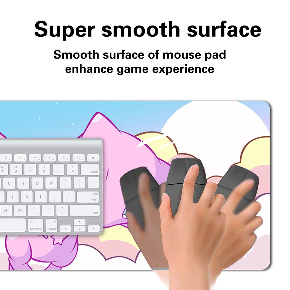 Pocket Monster57 - Board Game Pokemon Mew Playmat Stitched Edge Games Mousepad Play Mat of TCG