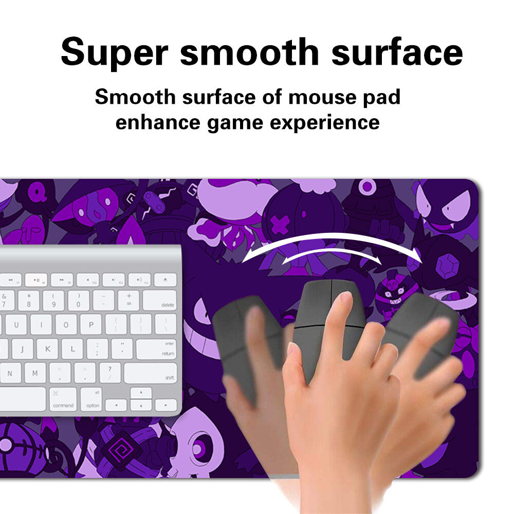 723290 - Board Game Pokemon Gengar Playmat Stitched Edge Games Mousepad Play Mat of TCG