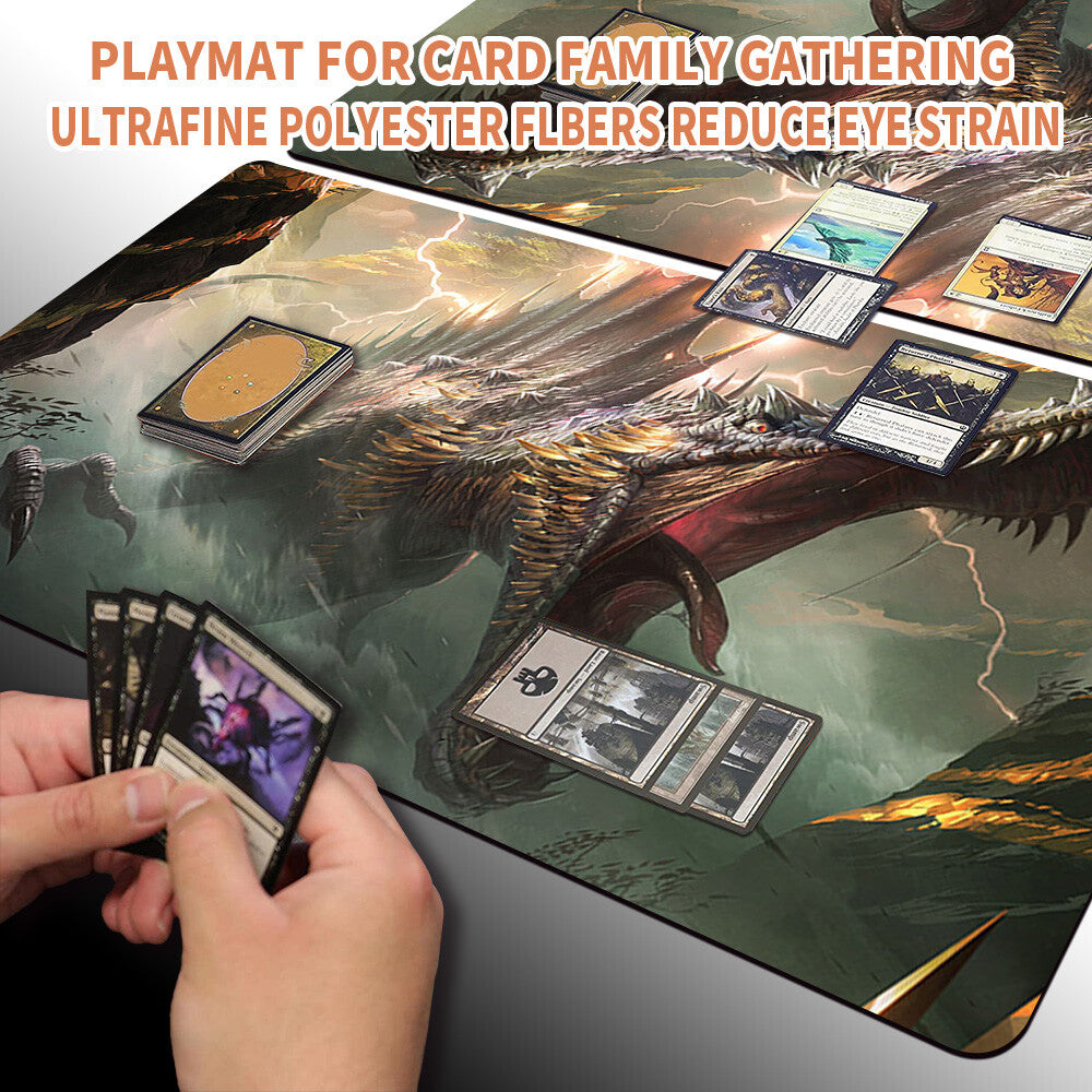 Elder Dinosaur - Magic The Gathering MTG Playmat TCG CCG MTG Playmat Stitched Edge