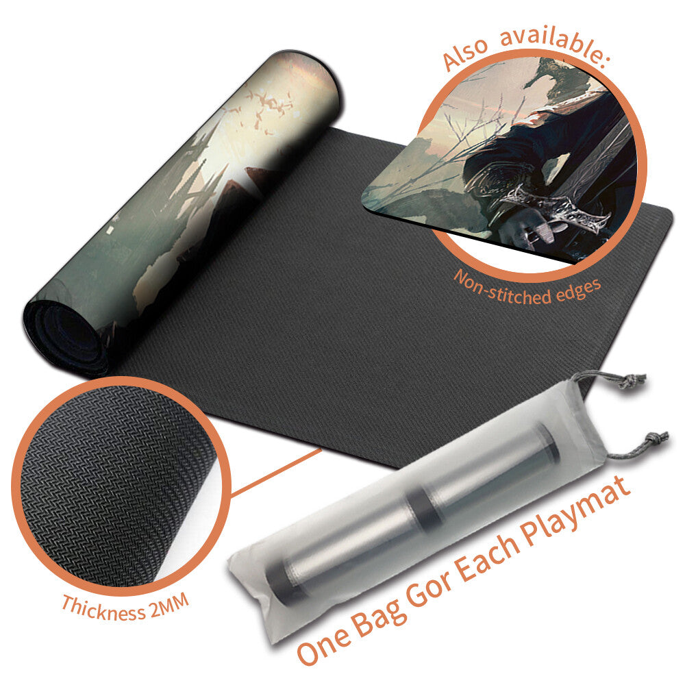 Sorin, Lord of Innistrad - Magic The Gathering MTG Playmat TCG CCG MTG Playmat Stitched Edge