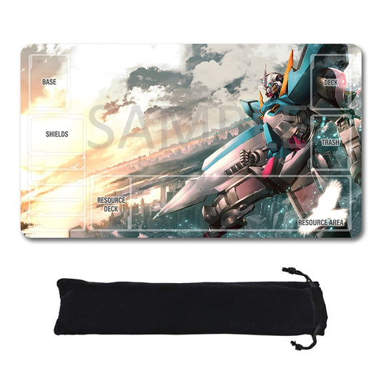 GCG Playmat Suitable for Gundam, includes Storage Bag, 24 x 14 inches (50825)