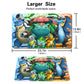 638877 - Board Game Mega Pokemon Playmat Stitched Edge Games Mousepad Play Mat of TCG