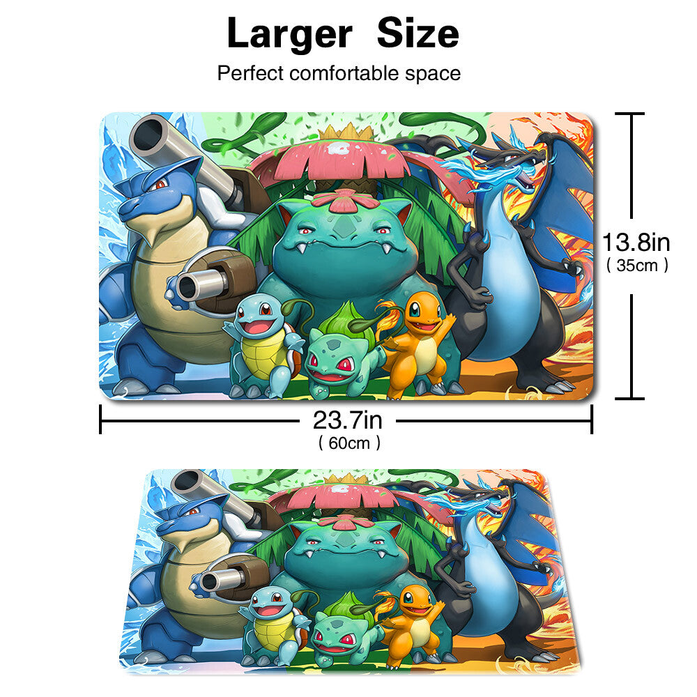 638877 - Board Game Mega Pokemon Playmat Stitched Edge Games Mousepad Play Mat of TCG