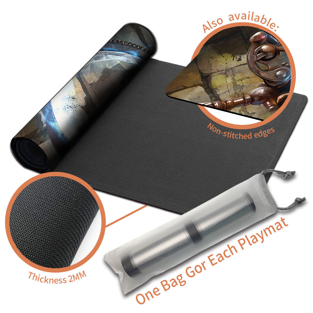 MAGNIFYING GLASS - Magic The Gathering MTG Playmat TCG CCG MTG Playmat Stitched Edge