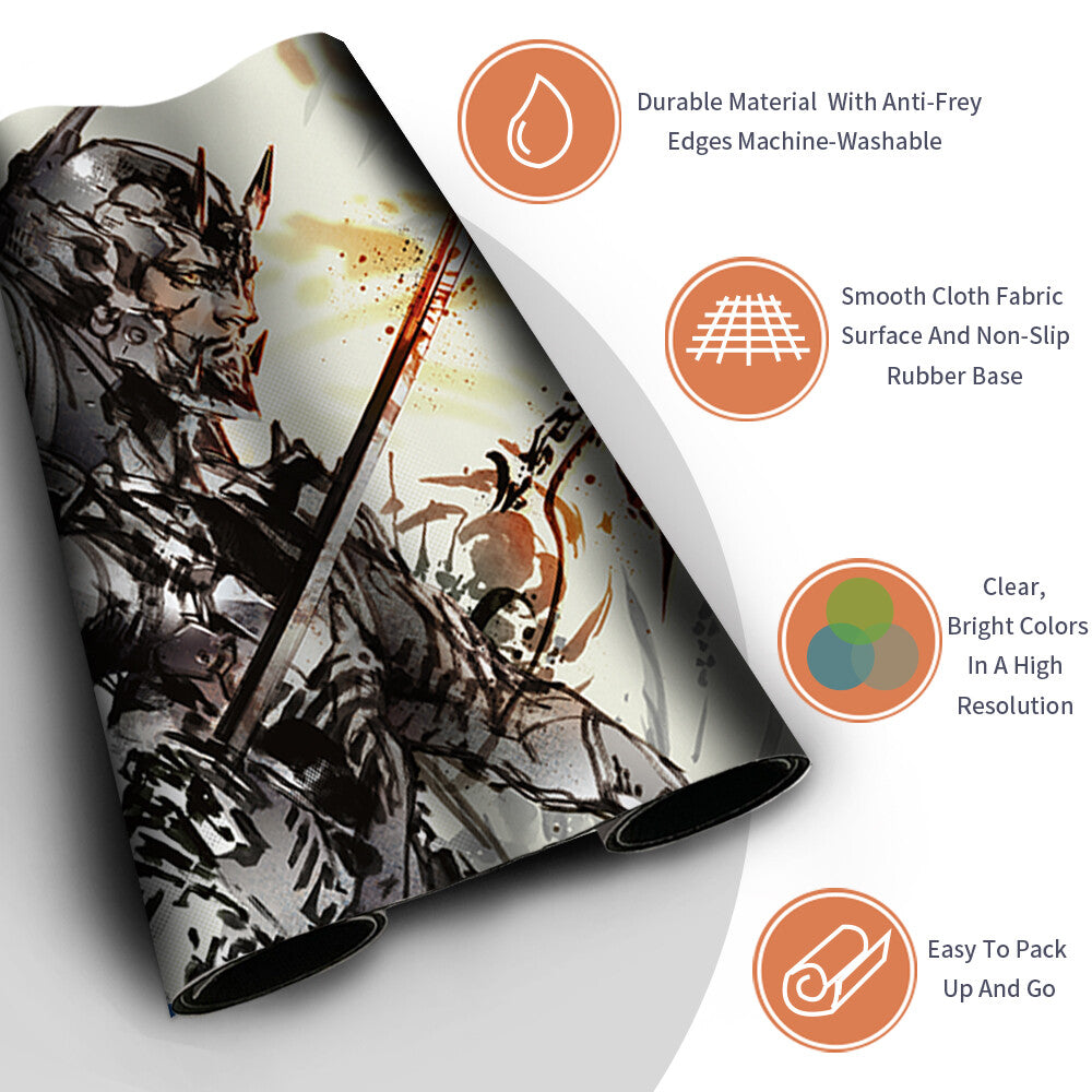 SATORU UMEZAWA - Board Game MTG Playmat Magic The Gathering Playmat Stitched Edge