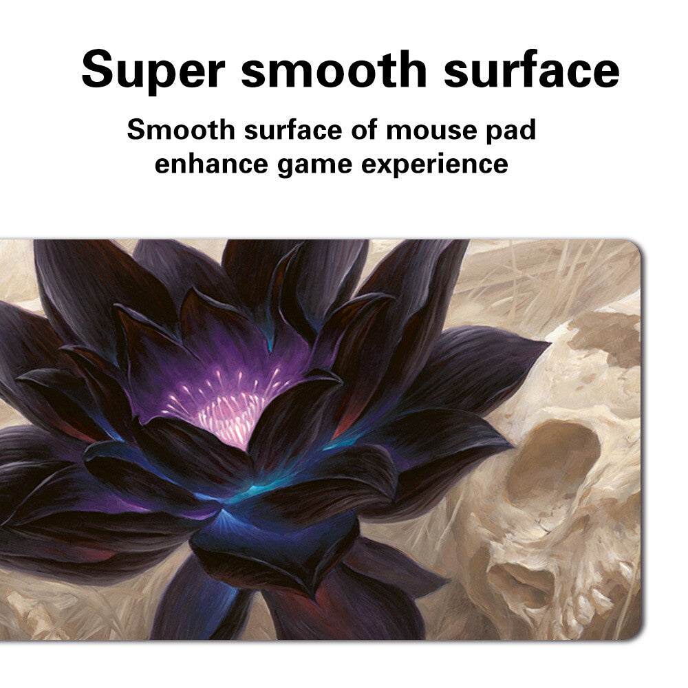 Black-Lotus - Board Game MTG Playmat Games Mousepad Play Mat of TCG Stitched Edge