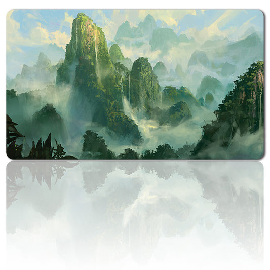 Unclaimed Territory - Board Game MTG Playmat Games Mousepad Play Mat of TCG Stitched Edge