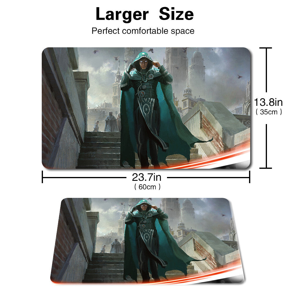 Jace Beleren - Board Game MTG Playmat Games Mousepad Table Mats Play Mat of TCG Stitched Edge