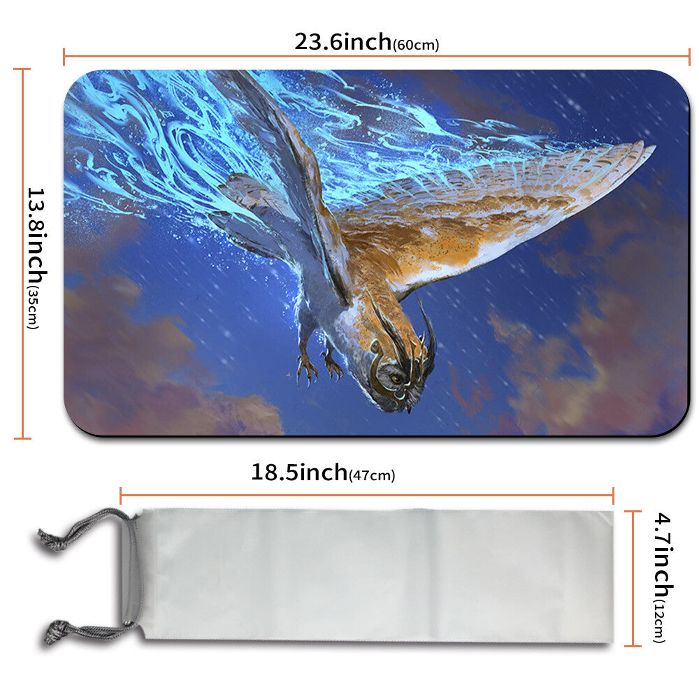 Strix Serenade - Magic The Gathering MTG Playmat TCG CCG MTG Playmat Stitched Edge
