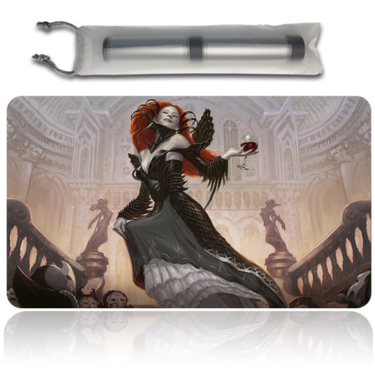 OLIVIA VOLDAREN - Magic The Gathering MTG Playmat TCG CCG MTG Playmat Stitched Edge