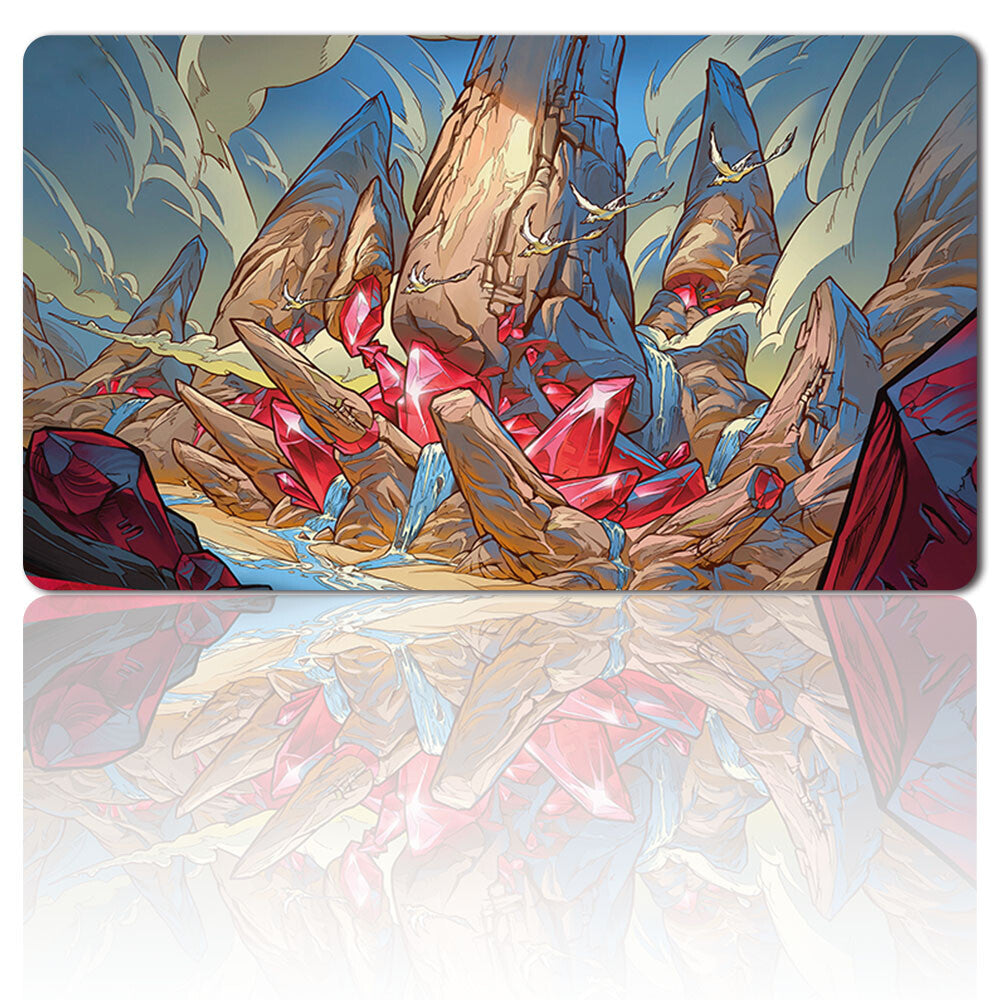 RAUGRIN TRIOME - Board Game MTG Playmat Games Mousepad Play Mat of TCG Stitched Edge