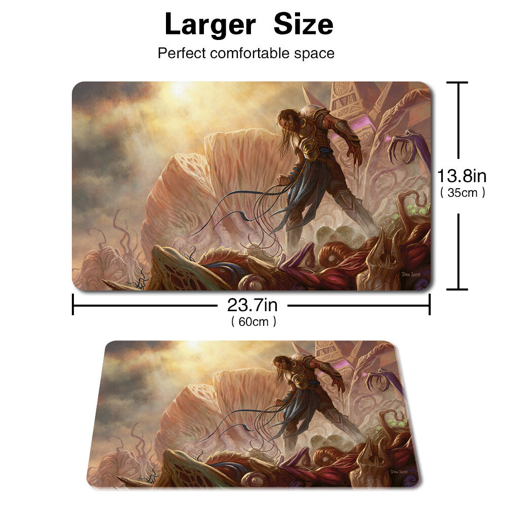 Gideon-and-Eldrazi - Board Game MTG Playmat Games Mousepad Play Mat of TCG Stitched Edge