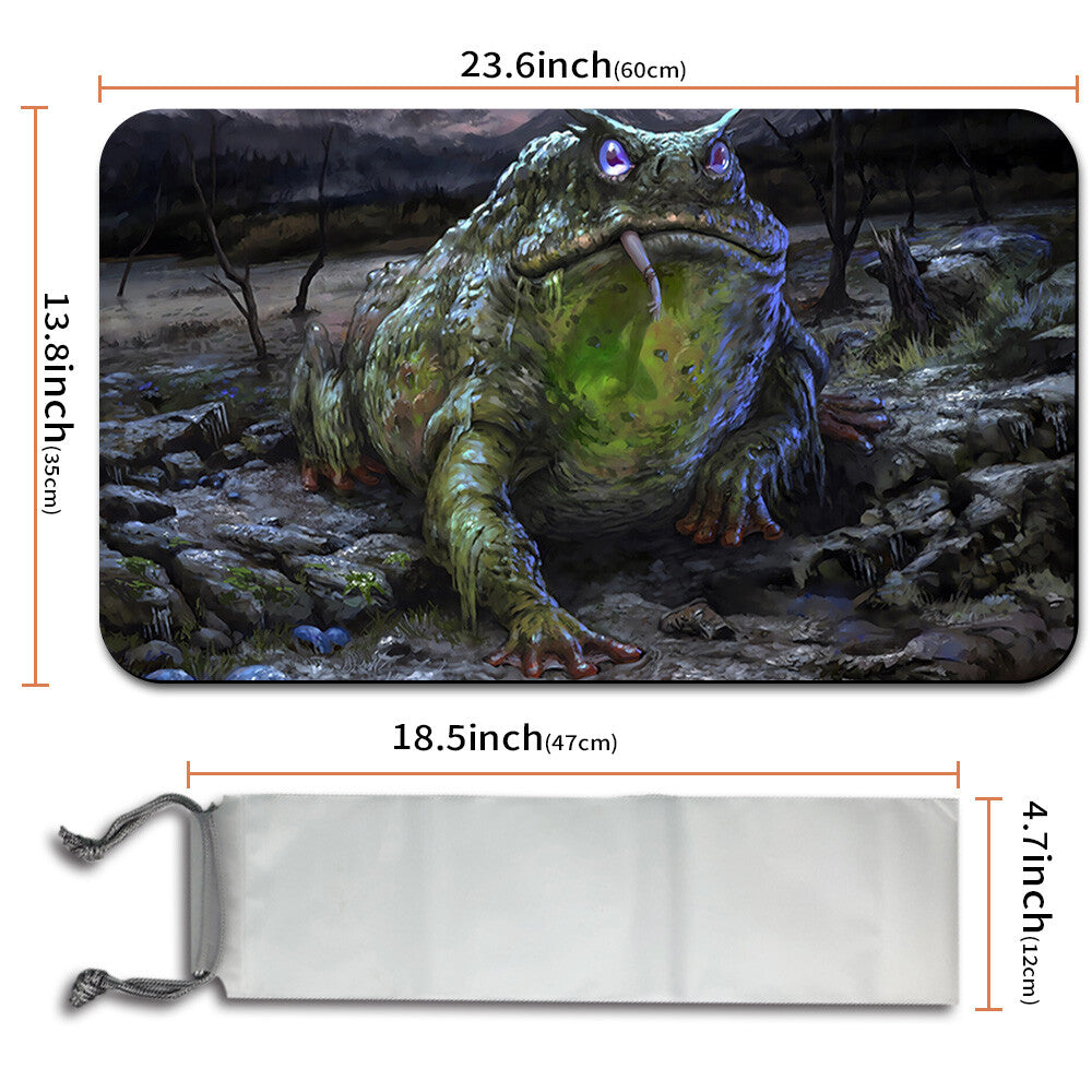 Grolnok, the Omnivore - Magic The Gathering MTG Playmat TCG CCG MTG Playmat Stitched Edge