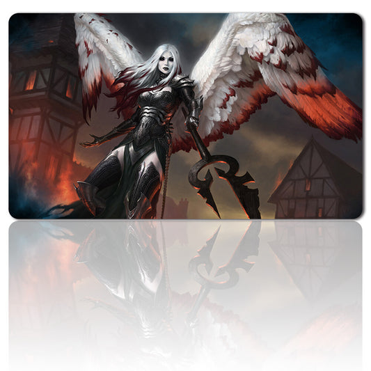 Avacyn The Purifier - Board Game MTG Playmat Games Mousepad Play Mat of TCG Stitched Edge
