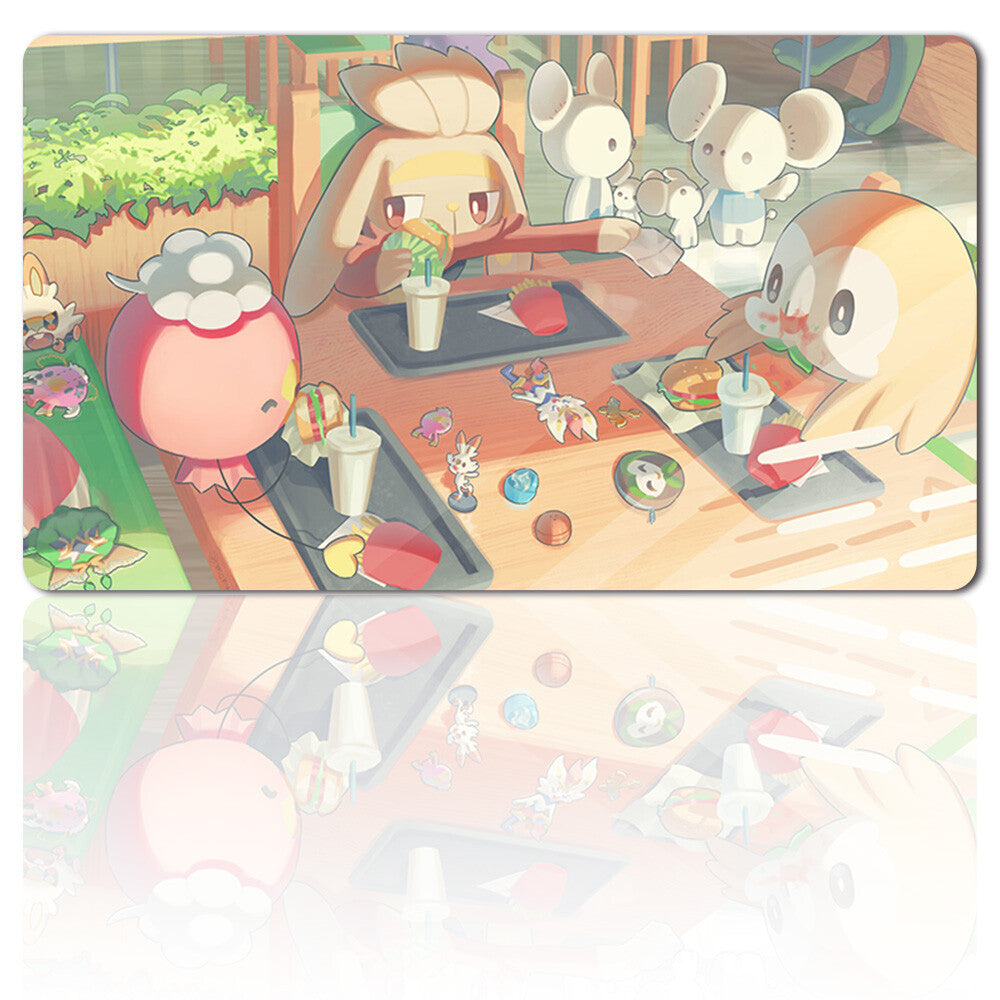 740302 - Board Game Pokemon Playmat Stitched Edge Games Mousepad Play Mat of TCG
