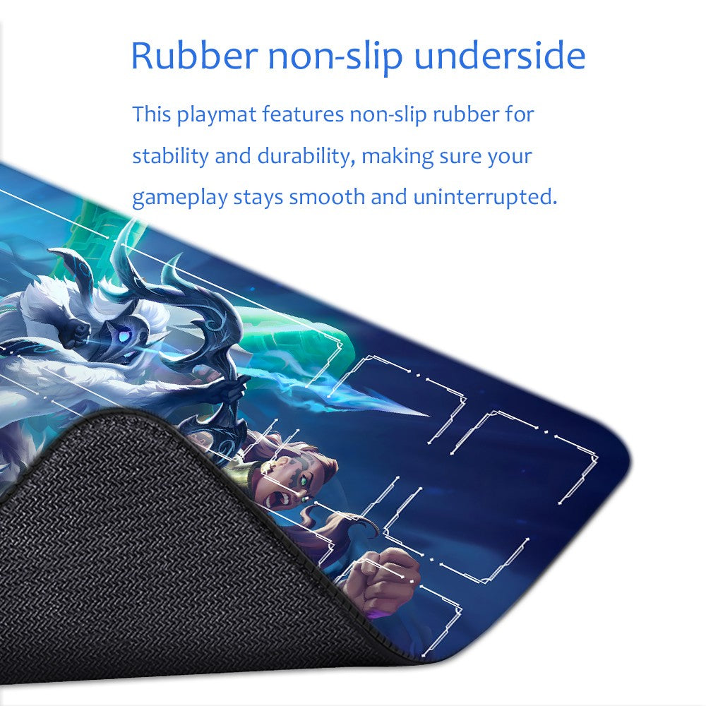 Illaoi - League Of Legends Riftbound Playmat 24x14 in + Free Storage Bag