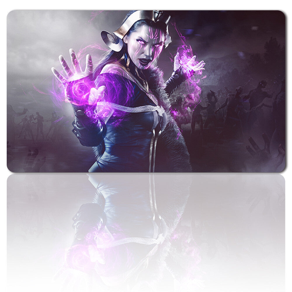 LILIANA - Board Game MTG Playmat Games Mousepad Play Mat of TCG Stitched Edge