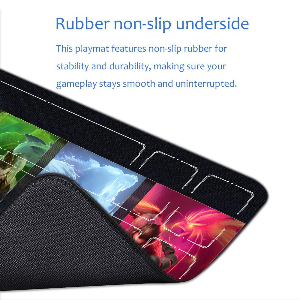 Udyr - League Of Legends Riftbound Playmat 24x14 in + Free Storage Bag