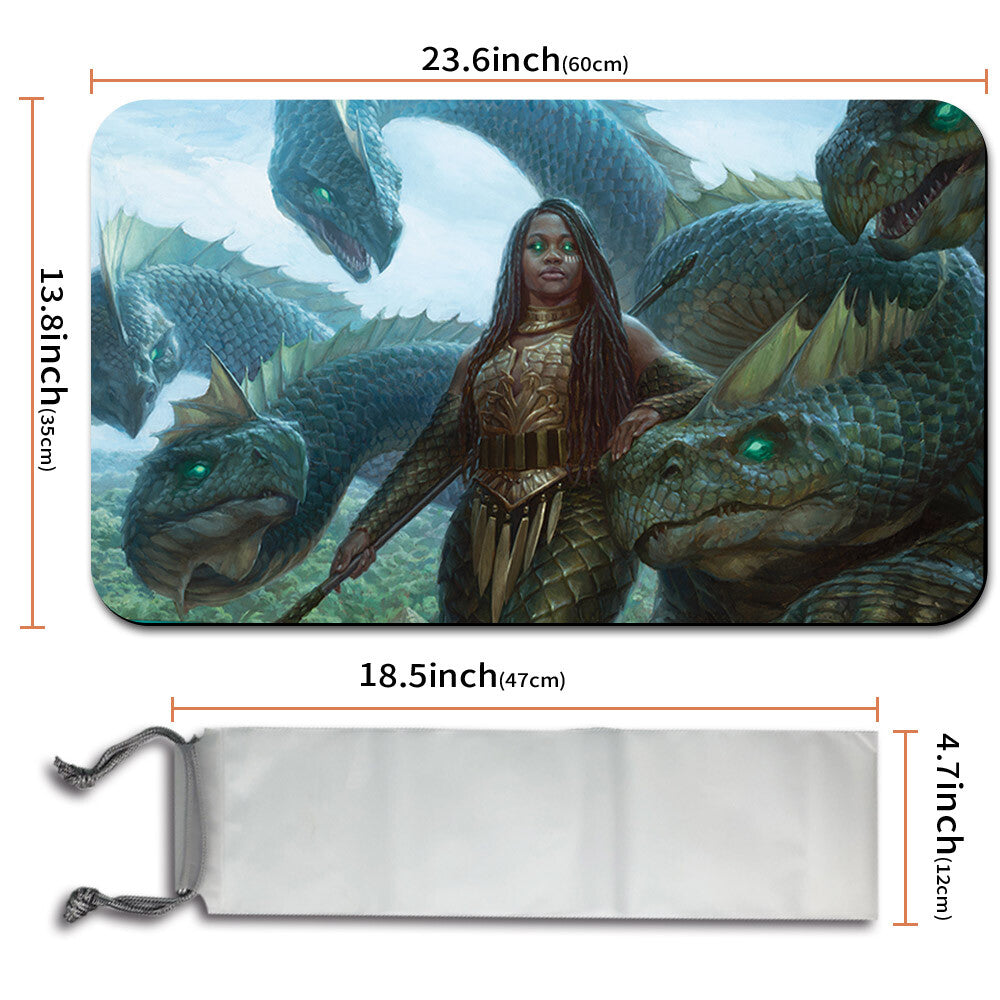 HYDRA TRAINER - Magic The Gathering MTG Playmat TCG CCG MTG Playmat Stitched Edge