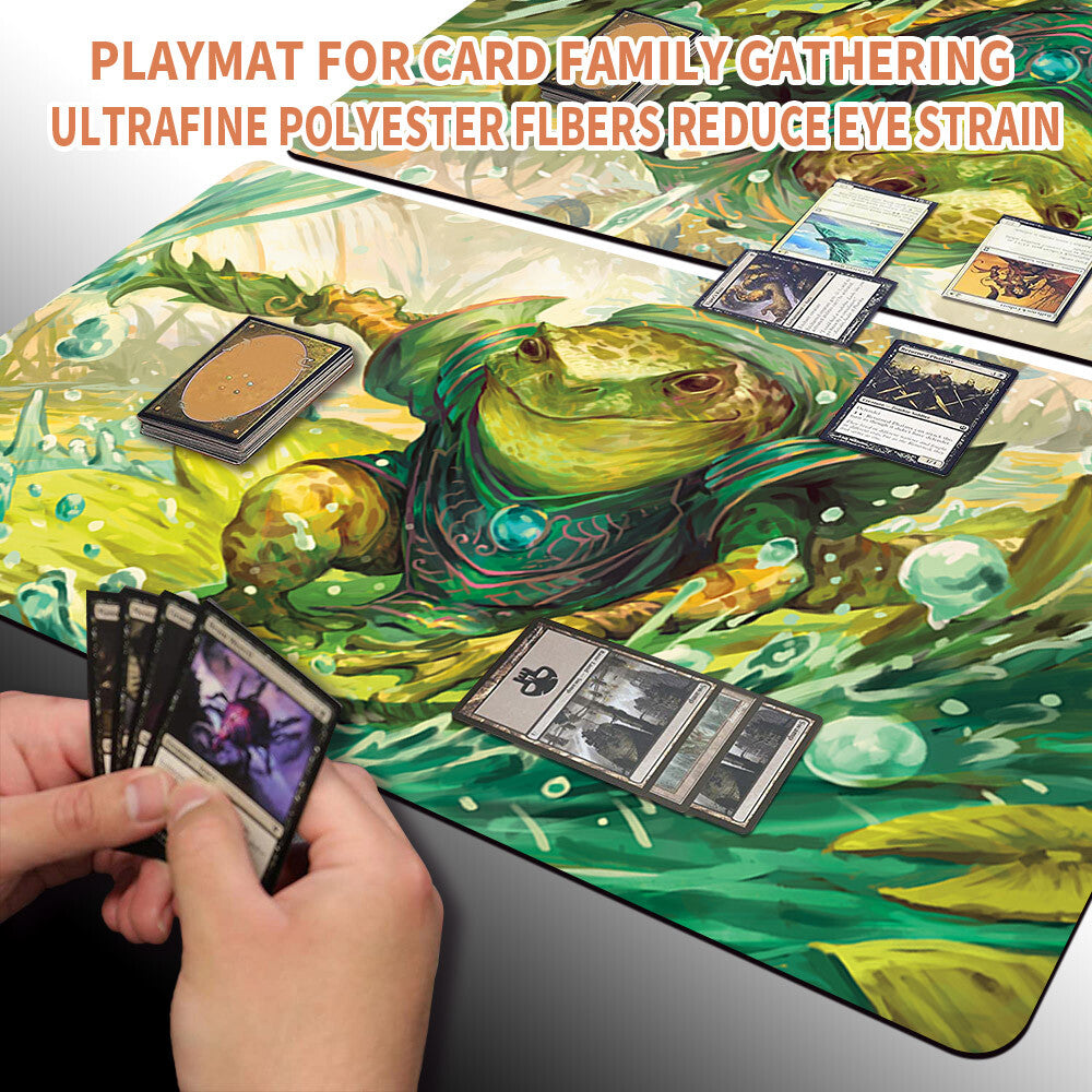 LILYSPLASH MENTOR - Magic The Gathering MTG Playmat TCG CCG MTG Playmat Stitched Edge