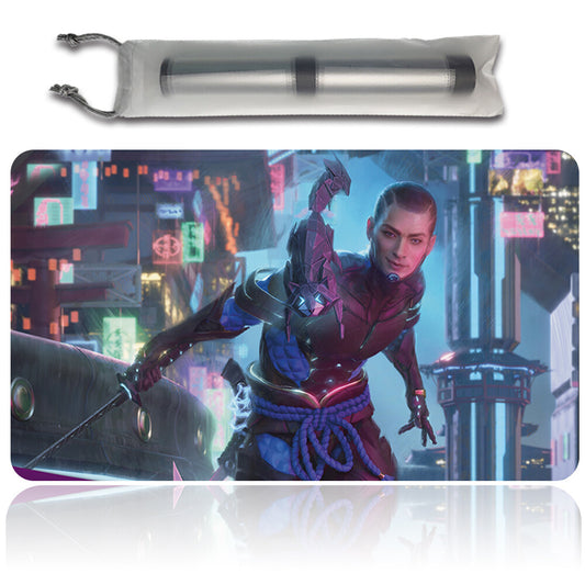 KAITO SHIZUKI -Board Game MTG Playmat Mouse pad Playmat of MTG TCG CCG Stitched Edge