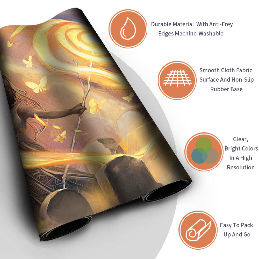 REDRESS FATE - Magic The Gathering MTG Playmat TCG CCG MTG Playmat Stitched Edge