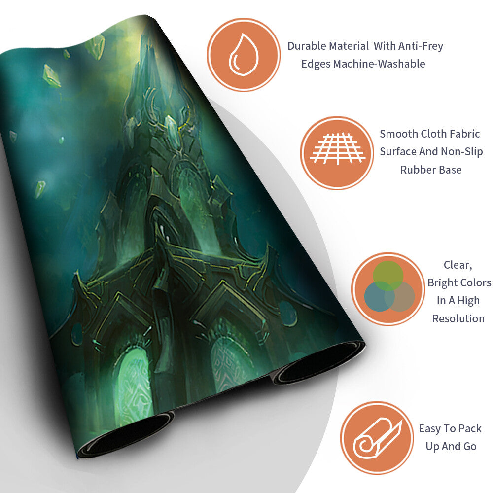 MANA VAULT- Board Game MTG Playmat Mousepad Playmat of TCG CCG Stitched Edge