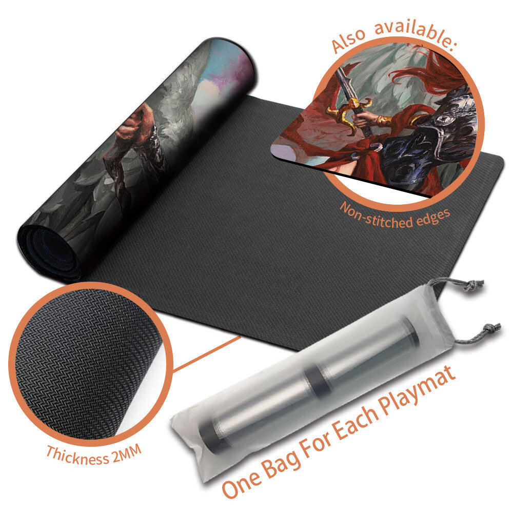 KAALIA OF THE VAST - Magic The Gathering MTG Playmat TCG CCG MTG Playmat Stitched Edge