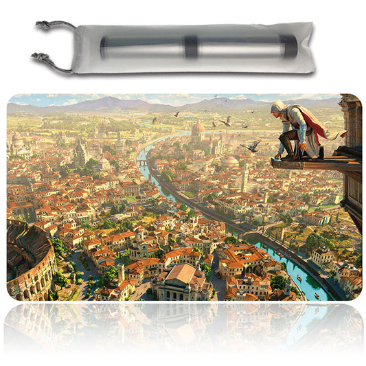 ROME VISTA - Magic The Gathering MTG Playmat TCG CCG MTG Playmat Stitched Edge