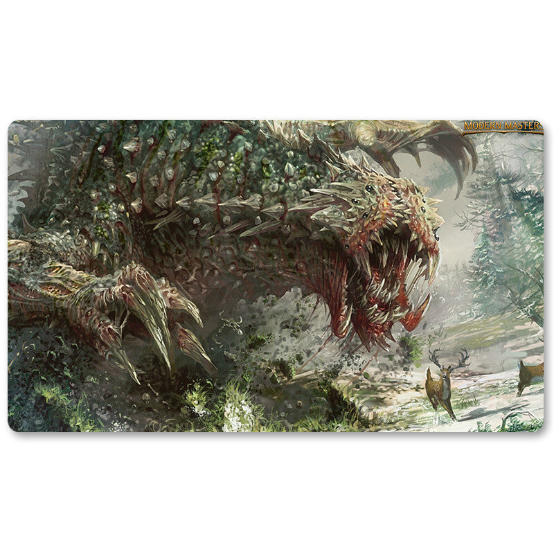 Magic The Gathering Tarmogoyf - MTG Playmat TCG CCG MTG Playmat Stitched Edge