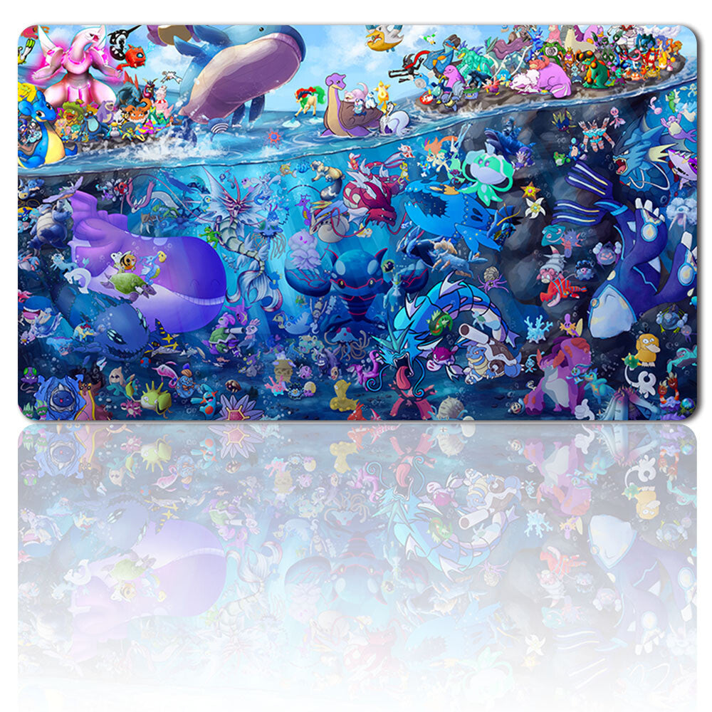 998181 - Board Game Pokemon Playmat Stitched Edge Games Mousepad Play Mat of TCG