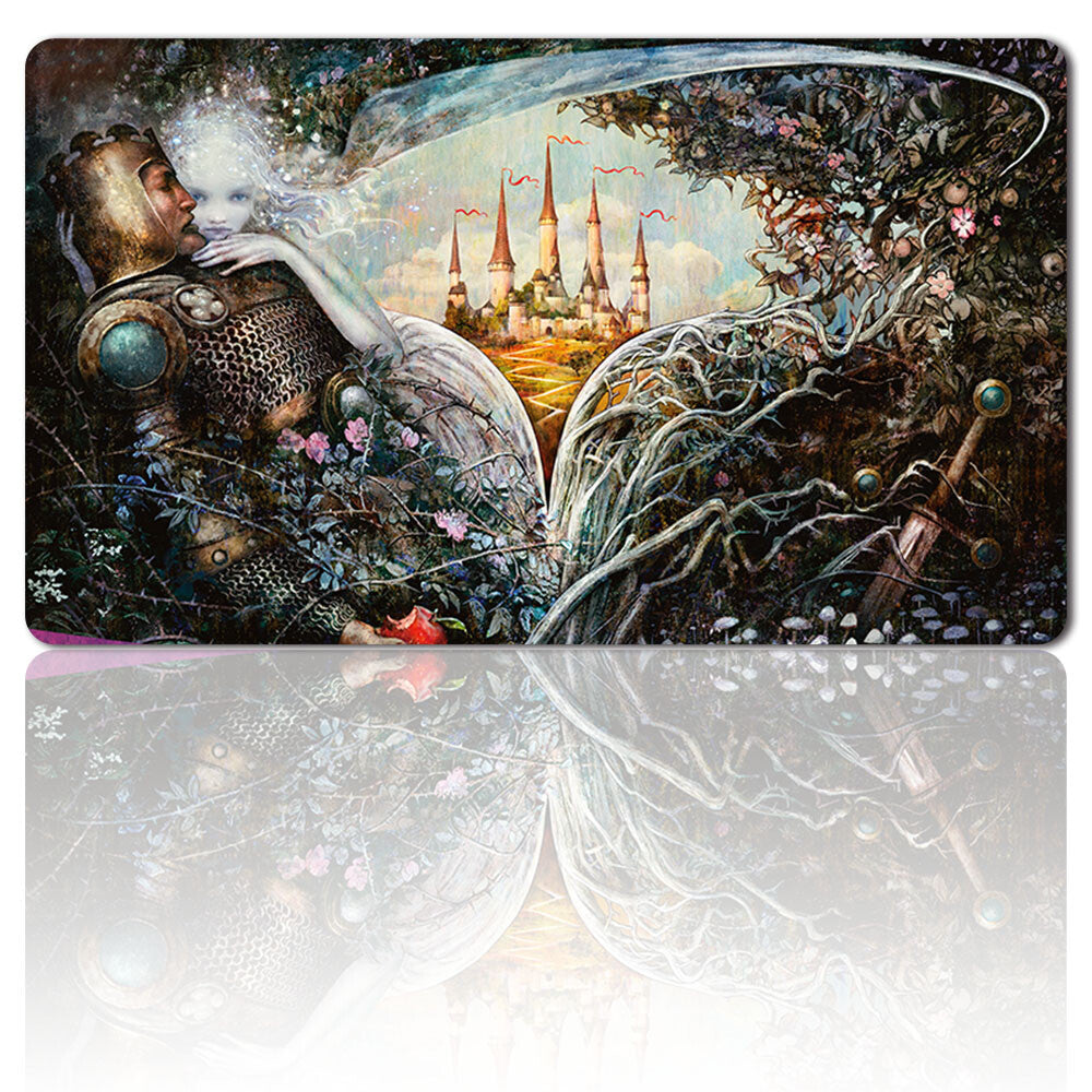 THRONE OF ELDRAINE TEASER -Board Game MTG Playmat Games Mousepad Play Mat of TCG Stitched Edge