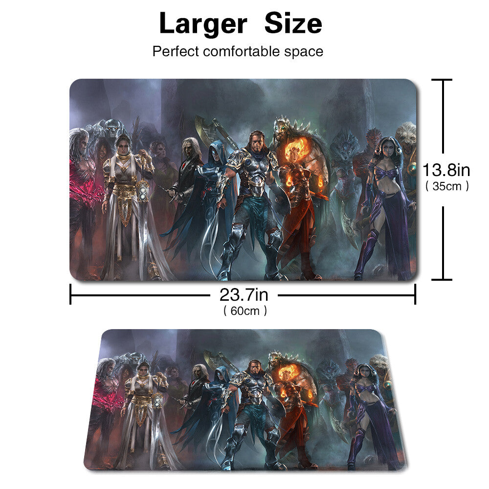 Planeswalkers - Board Game MTG Playmat Games Mousepad Table Mats Play Mat of TCG Stitched Edge