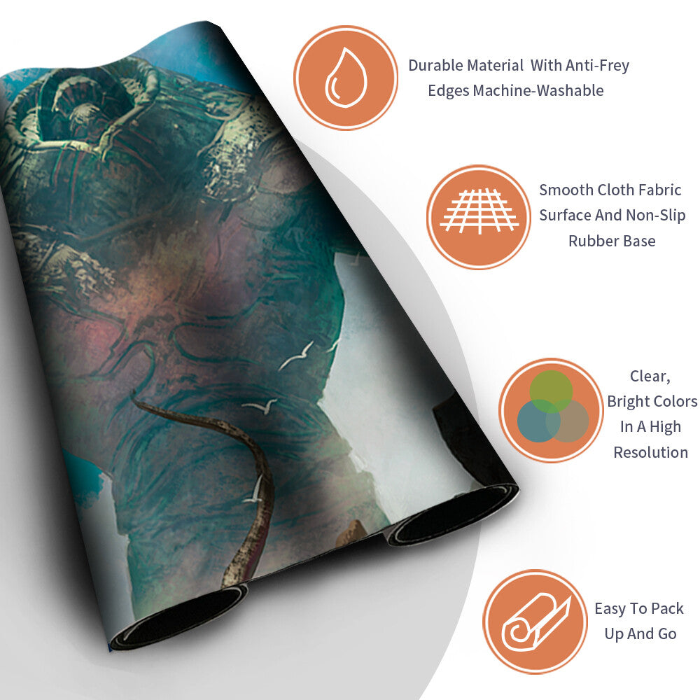 KOZILEK, BUTCHER OF TRUTH - Board Game MTG Playmat Magic The Gathering Playmat Stitched Edge