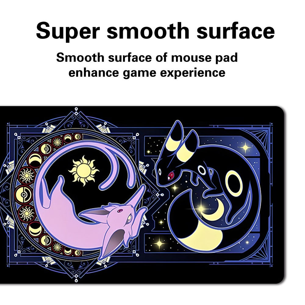 328228 - Board Game Pokemon Eevee Playmat Stitched Edge Games Mousepad Play Mat of TCG