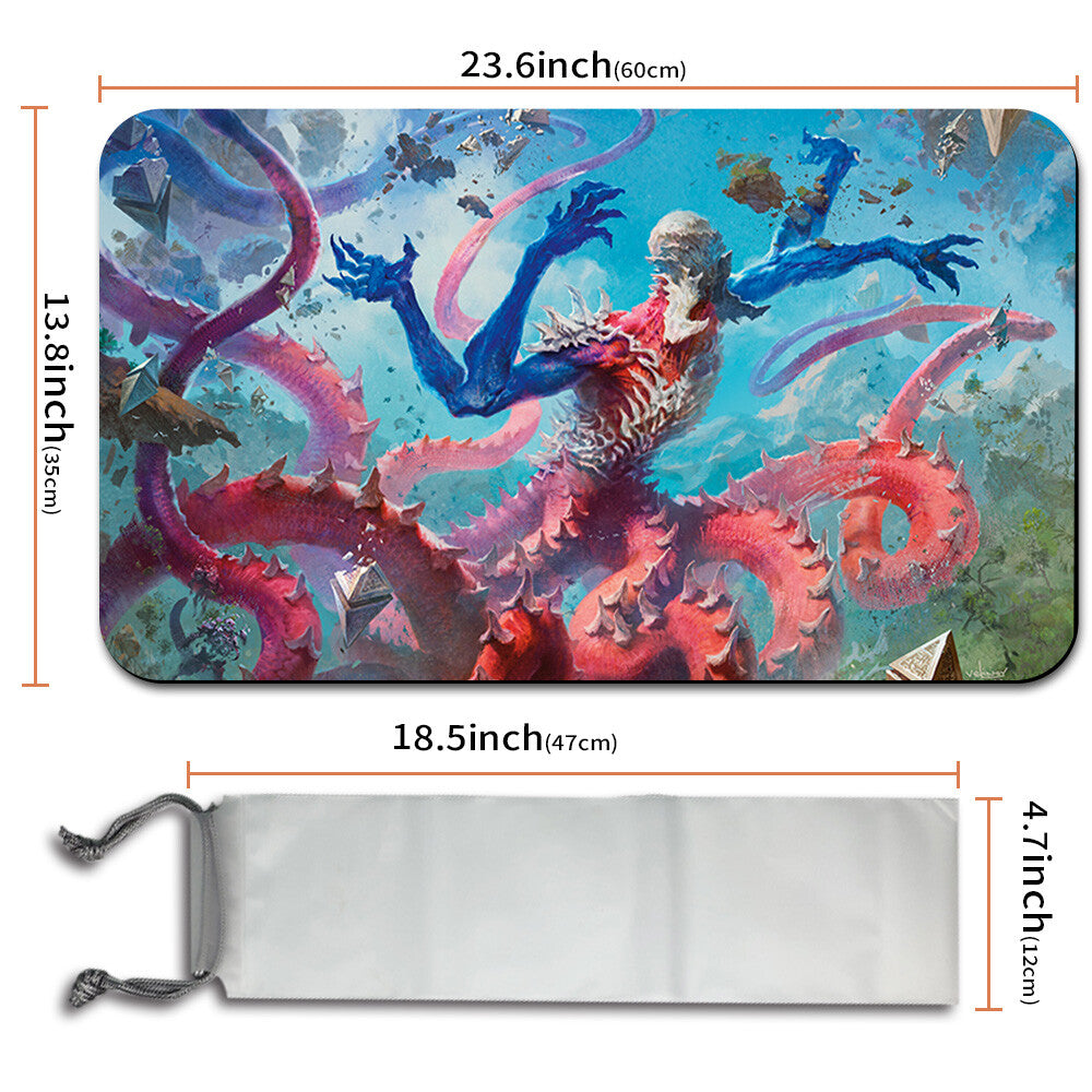 CALAMITY OF THE TITANS - Magic The Gathering MTG Playmat TCG CCG MTG Playmat Stitched Edge